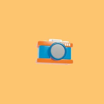 3d model camera Stock Illustration