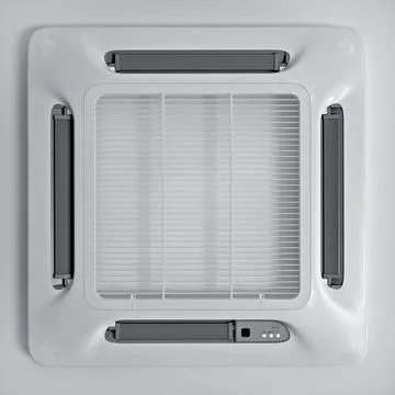 3d model of ceiling air conditioner Stock Illustration