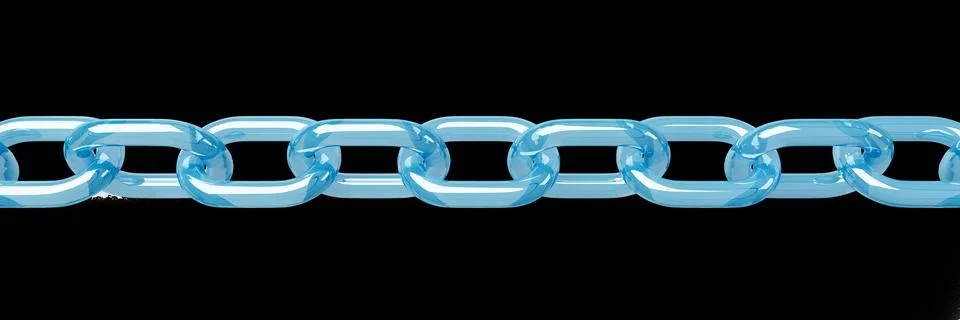 3d model chain Stock Illustration