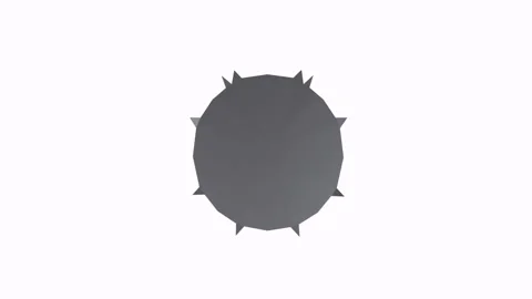 3D model of a detailed metallic object in a neutral background Stock Footage 296015963