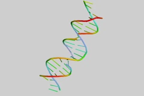 3D model of DNA. Stock Illustration