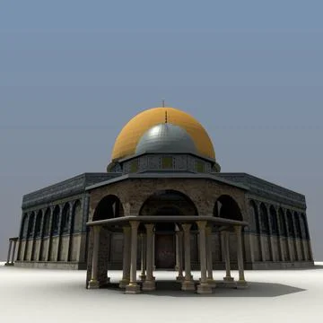 3D model of the Dome of the Rock in Jerusalem 3D Model