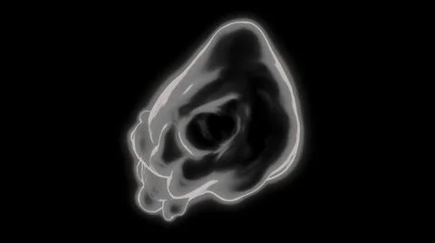 3D model of glowing heart. Design. Glowing model of heart rotates and beats on 스톡 일러스트