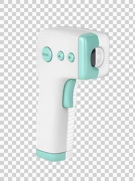 3D model of infrared thermometer Stock Illustration