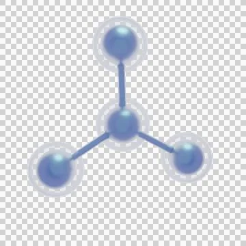 3d model of molecule Illustration