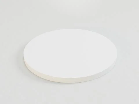 This is a 3D model of a neutral-colored stylus, likely for an electronic de.. Illustration