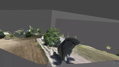 3d model, orthophoto Video stock 251536262