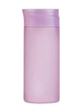 3d model of pink plastic bottle isolated on white background Stock Illustration