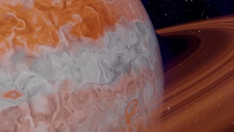 3D model of a planet in space Vídeo Stock 123646591