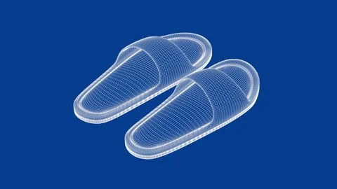 3D model of rubber slides Stock Footage 318806273
