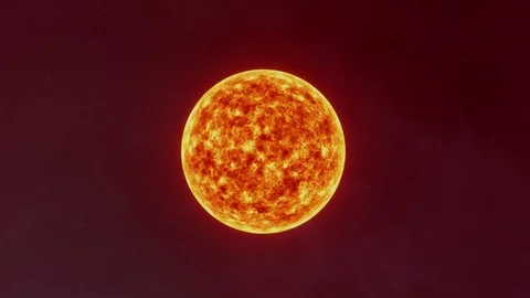 3D model of the sun 動画素材 123232343