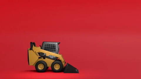 3d model of a tractor Stock Footage 150322867