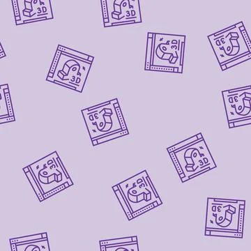 3d modeling architectural drafter line seamless pattern Stock Illustration