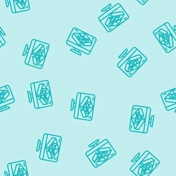 3d modeling architectural drafter line vector seamless pattern Stock Illustration