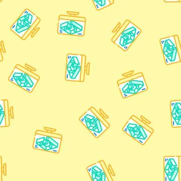 3d modeling architectural drafter vector seamless pattern Illustrazione stock
