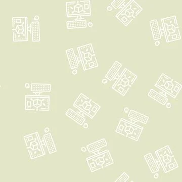 3d modeling line seamless pattern Illustrazione stock