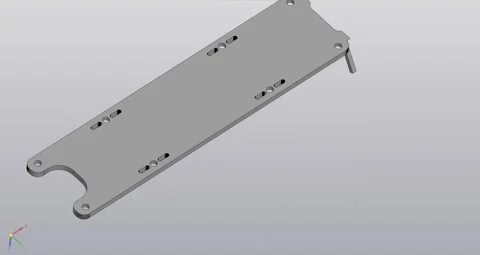3d modeling of quadrocopter parts, gray parts, assembly, constructor Stock Footage 167054142