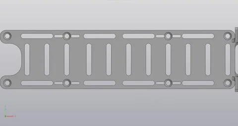 3d modeling of quadrocopter parts, gray parts, assembly, constructor Stock Footage 167054151