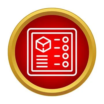 3d modeling software application settings icon concept Stockillustratie