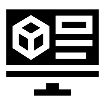 3d Modeling Vector Icon Design Illustration Illustrazione stock