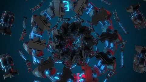 3D Models Rotating Animation. Seamless Loop. 4K Stock Footage 274350191