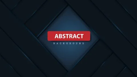 3D modern abstract presentation Luxury Dark blue  background. Stock Illustration