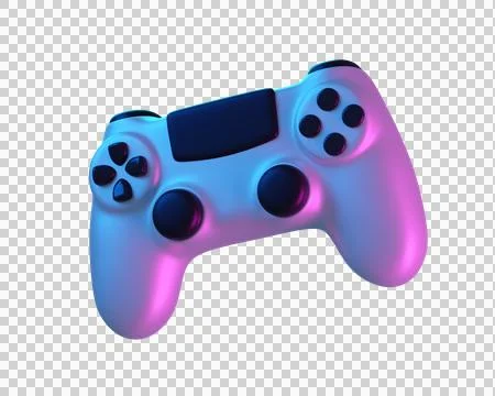3d Modern Gaming Controller, isolated on background イラスト素材