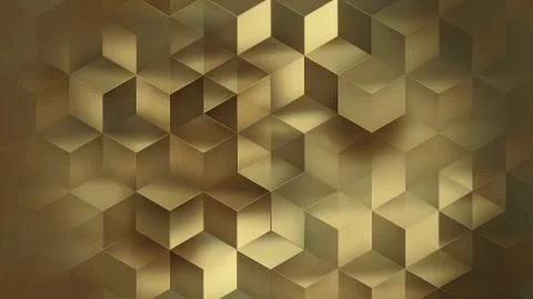 3D modern golden background Stock Illustration