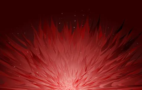 3D modern gradient Magic Flower abstract background. Stock Illustration