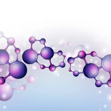 3d Molecule Background. 3d Molecule Background. Vector Illustration. Eps 1... Stock Photos