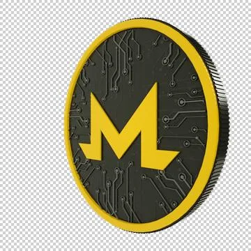 3D Monero Stock Photos