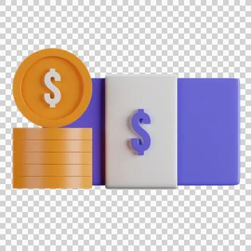 3d Money Icon Stock Illustration