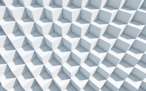 3d monochrome background with cubes. Stock Illustration