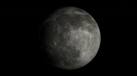 3D Moon Phases Loop Vídeo Stock 618428