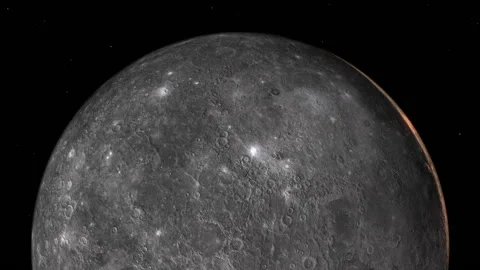 3D Moon Surface Stock Footage 236191798