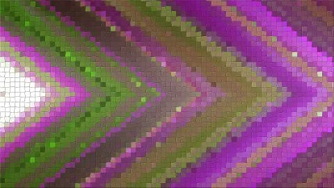 3D mosaic rendering based on an abstract angle Stock Illustration