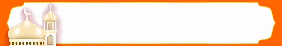 3d mosque in front of blank white background for any occasion moslem event Illustrazione stock