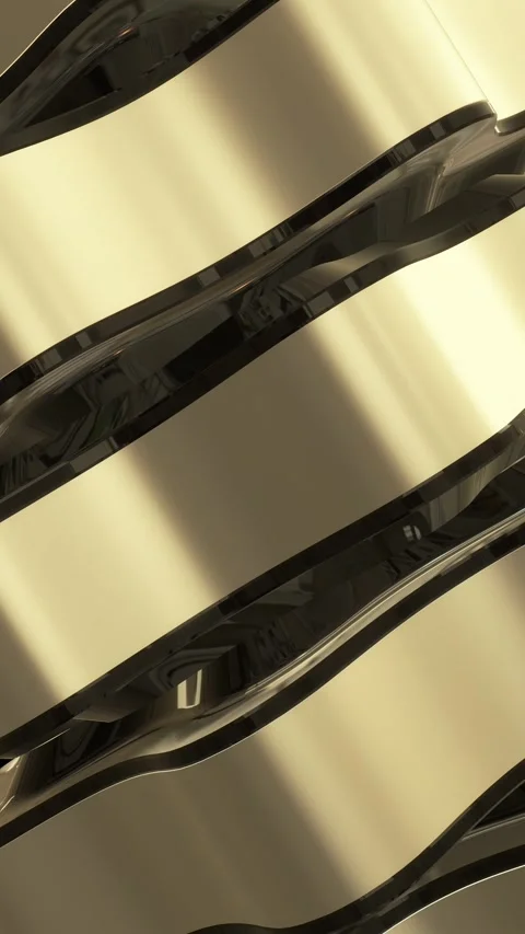3d motion background with metal blocks. vertical animation loop. Video stock 292807458