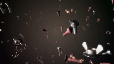 3D Motion Background – Rusted Hardware Stock Footage 55389605