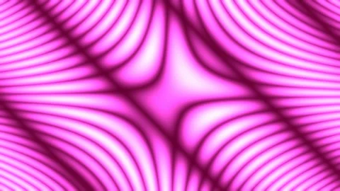 3D motion graphic displaying intense, glowing magenta light waves that warp, Stock Footage 338388204