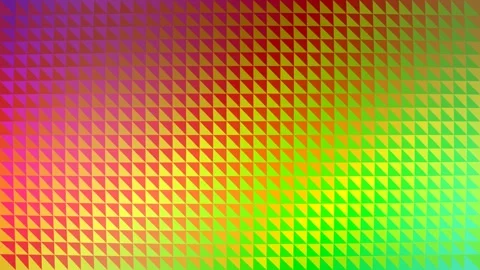 3D motion graphic featuring an infinite grid of small triangles Stock Footage 337970546