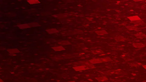 3d motion. Red colour abstract square background. Pixelated background Stock Footage 265123127