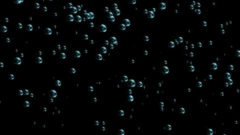 3d Motion Underwater bubbles cloud 4K 3D loop Animation backgrounds. fast f.. イラスト素材