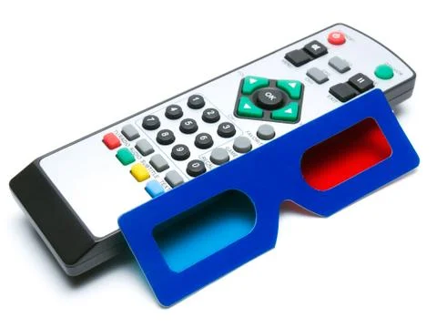 3D multimedia accessories Stock Photos