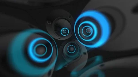 3d Music Visualisation Stock Footage 80646857