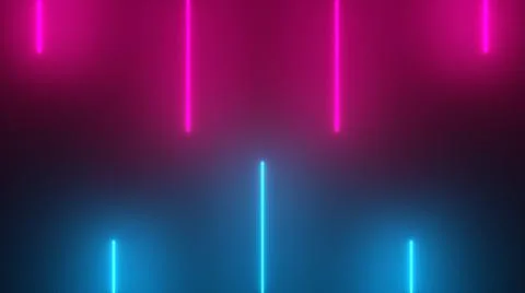 3d neon light background. 3D rendering Иллюстрация