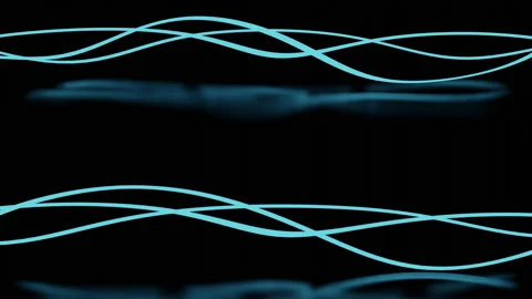 3D Neon Lines 4k 動画素材 139240713