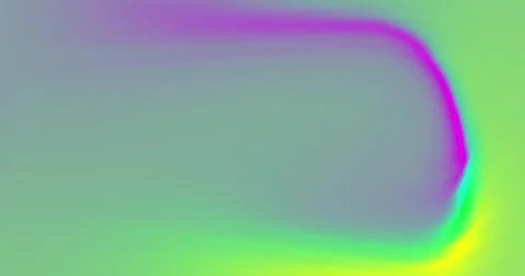 3d neon, multicolor abstract background. green lines. motion liquid background Stock Illustration