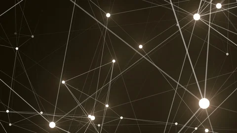 3d network abstract lines Stock Footage 88745261