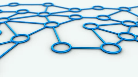 3d network animation Stock Footage 75806915